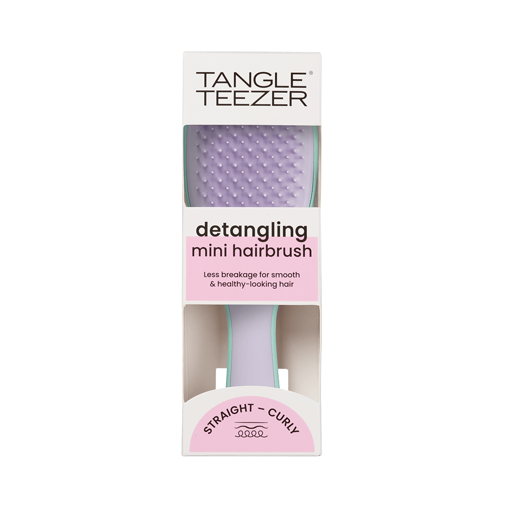 Mini Wet Detangler - Wisteria Leaf - Lilac&Mint