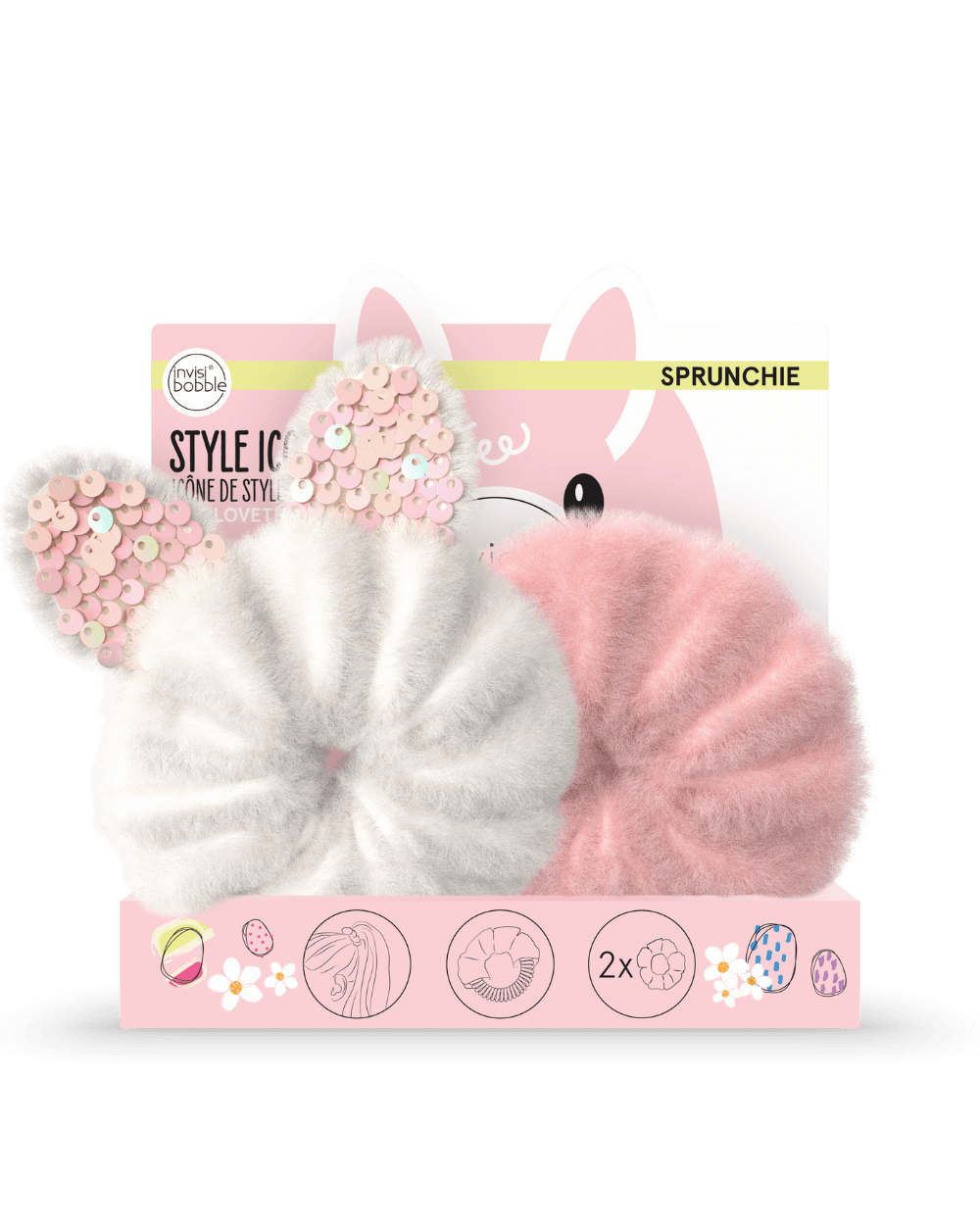 IB - SPRUNCHIE Easter Cotton Candy 2pc