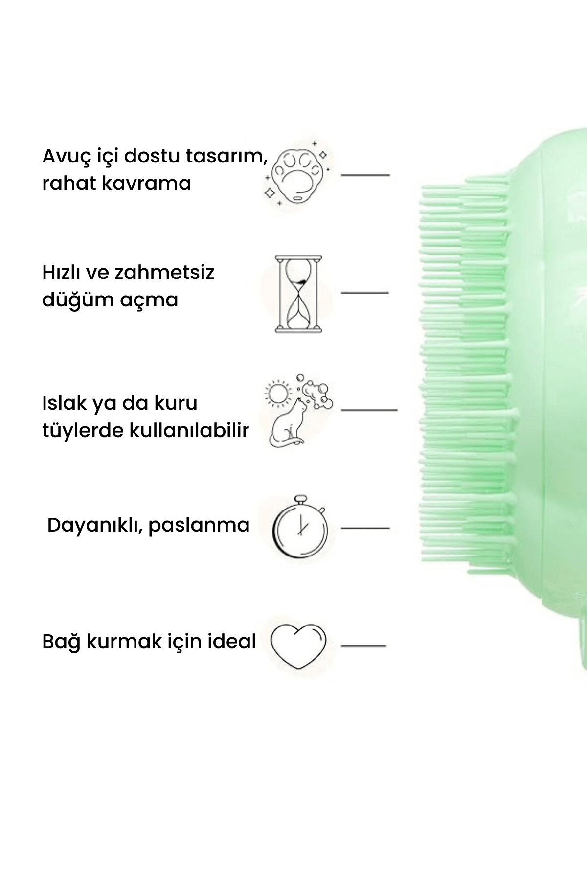 Cat Teezer-Cat Brush Green