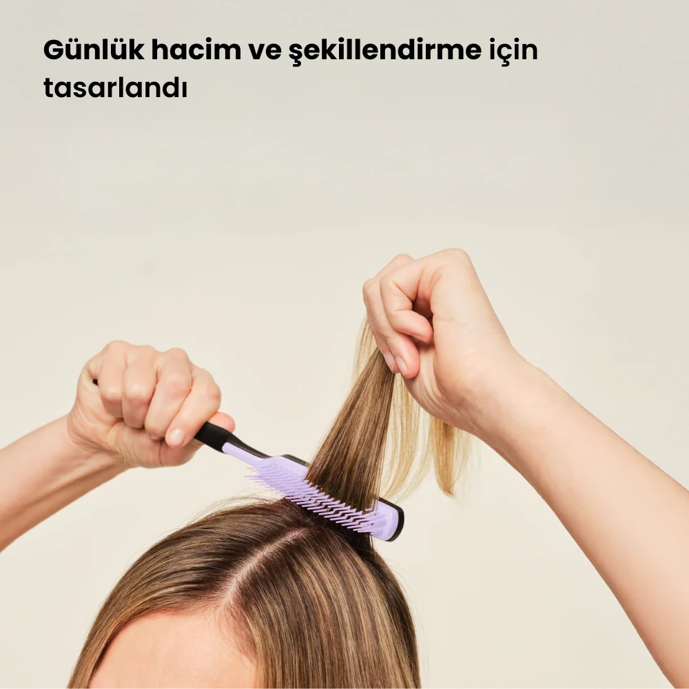 The Ultimate Volumizer Hacim veren Lila Saç & Topuz Fırçası-Tarak ...