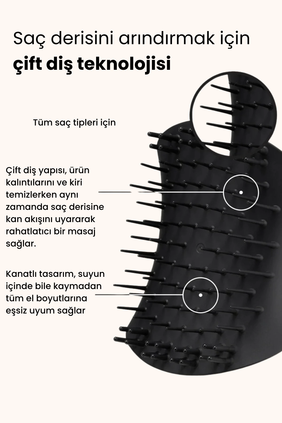 Scalp Brush - Black