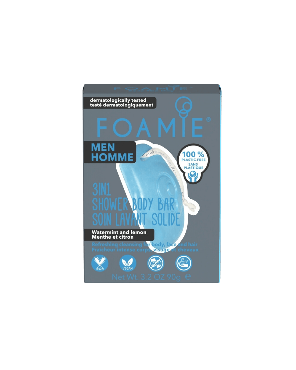 3in1 Shower Body Bar - Seas the Day - FOR MEN (Yüz-Vücut-Saç Temizleme)