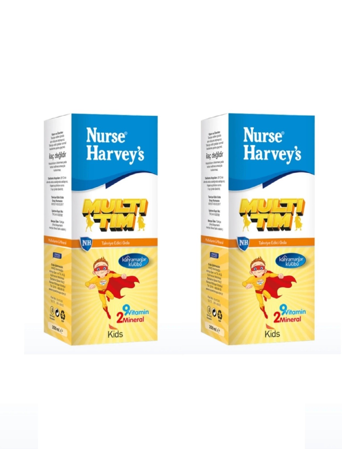 Nurse Harvey's Multı-tim 200 ml 2 kutu