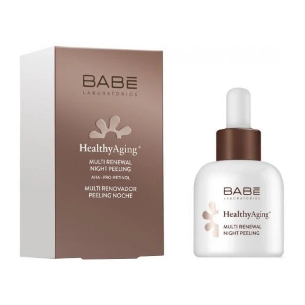 Babe HealthyAging+ Multi Renewal Night Peeling 30 ml (İnce kırışıklıkların en aza indirilmesine yardımcı olur)