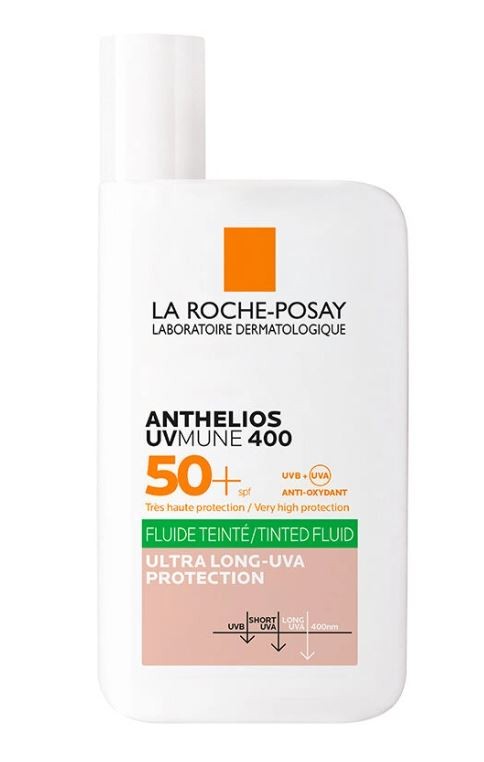 La Roche Posay Anthelios UVmune400 Oil Control Fluide SPF50+ Karma ve Yağlı İçin Renkli Yüz Güneş Kremi SPF50+ 50 ml