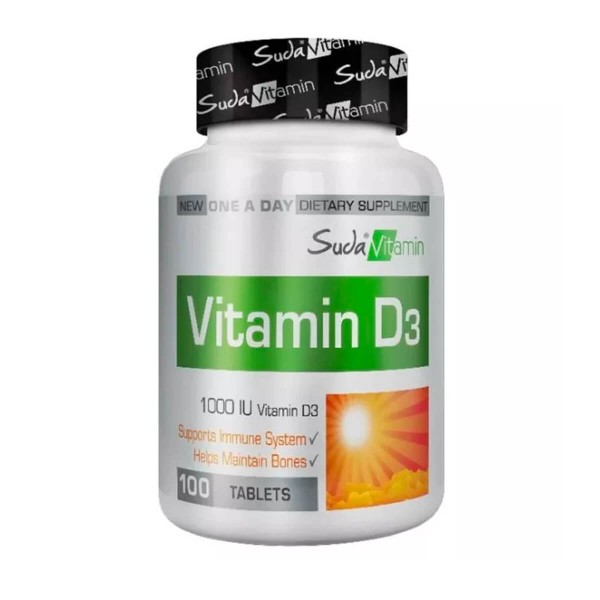 Suda Vitamin D3 1000 IU 100 Tablet