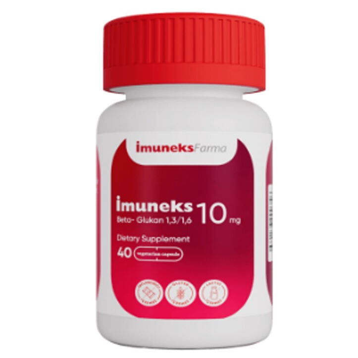 Imuneks Farma 10 mg Beta Glukan İçeren Takviye Edici Gıda 40 Kapsül