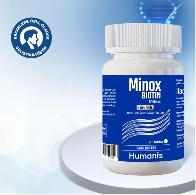 Minox Biotin 5000 mcg 90 Tablet