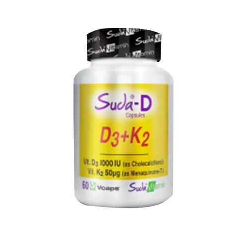 Suda Vitamin Suda-D D3 K2 Takviye Edici Gıda 60 Kapsül