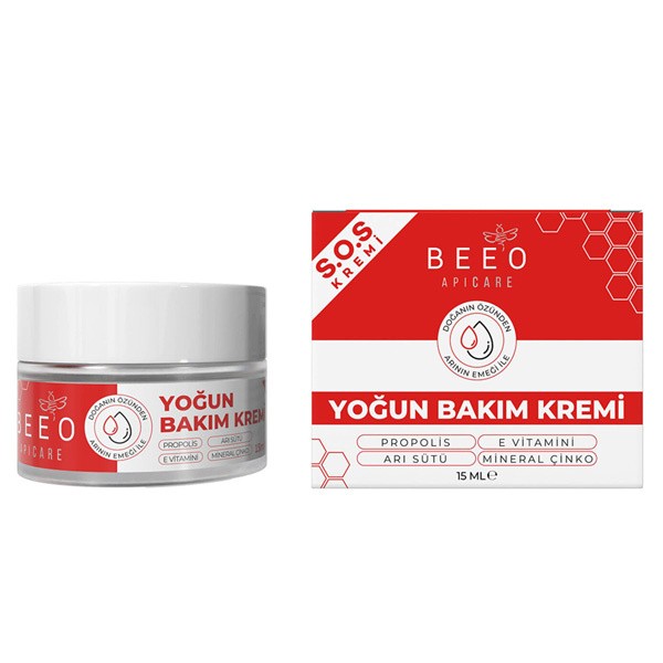 Bee'O Apicare S.O.S Yoğun Bakım Kremi 15 ml