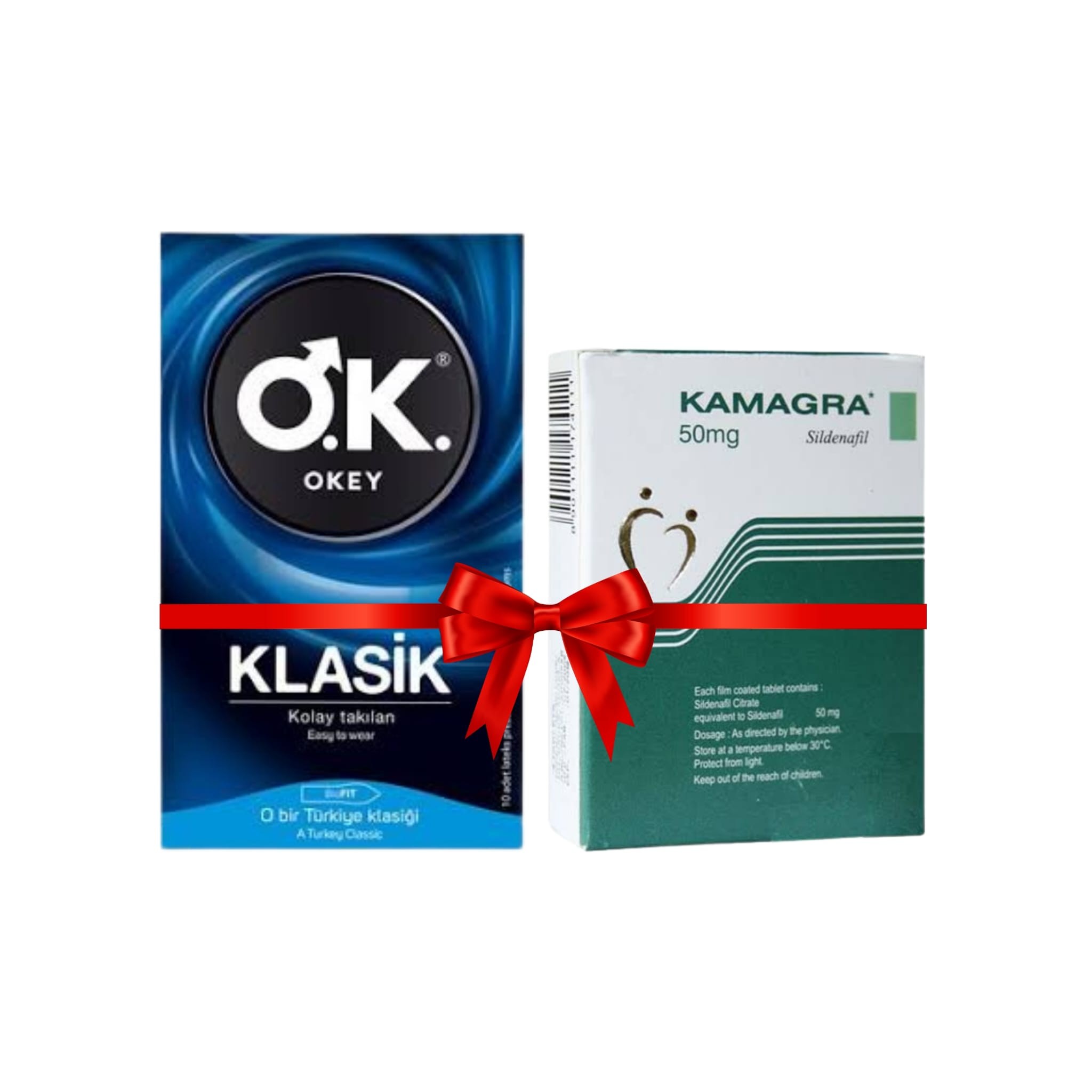 KamagraJel: 100mg 7 Oral Jelly + OKEY Klasik Prezervatif 10'lu