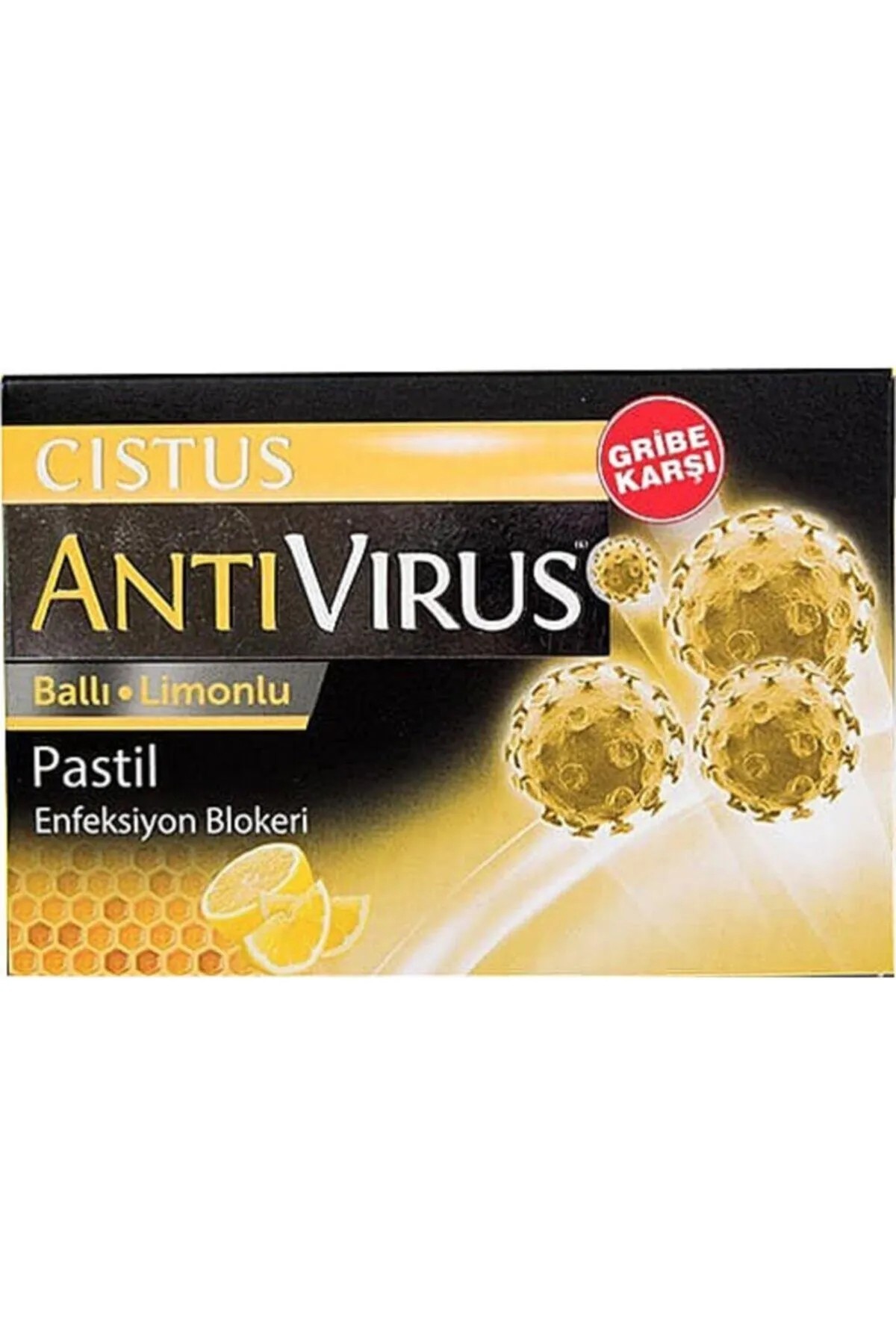 Cistus Antivirus Ballı Limonlu Pastil 10 Adet