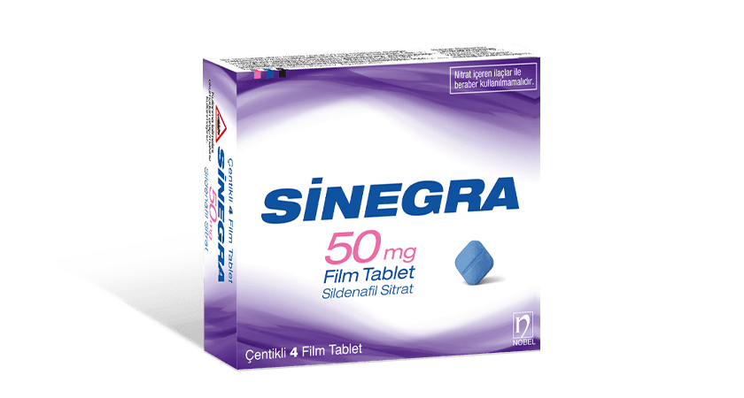 Sinegra 50 mg 4 Film Tablet