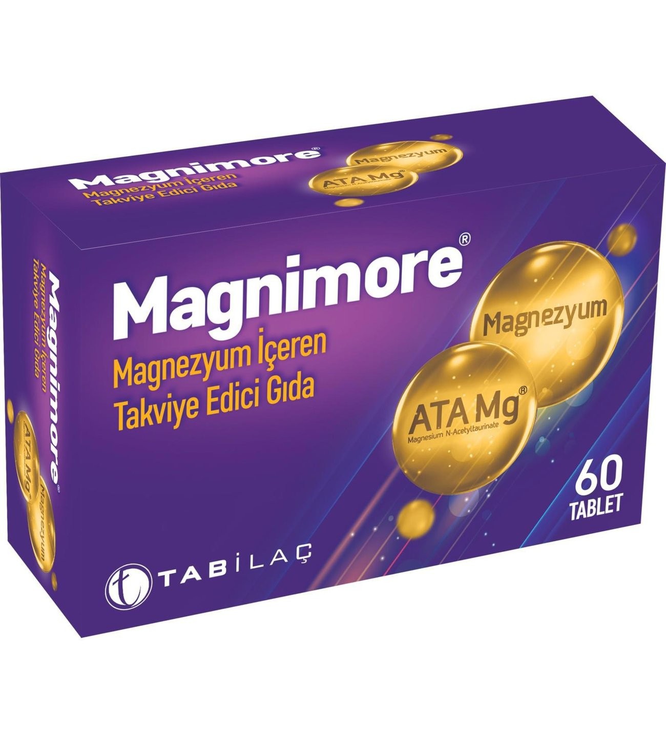 Magnimore 60 Tablet ( Magnezyum içeren takviye edici gıda)