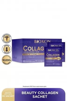 Bioxcin Beauty Collagen Hyaluronic Acid 30 Saşe