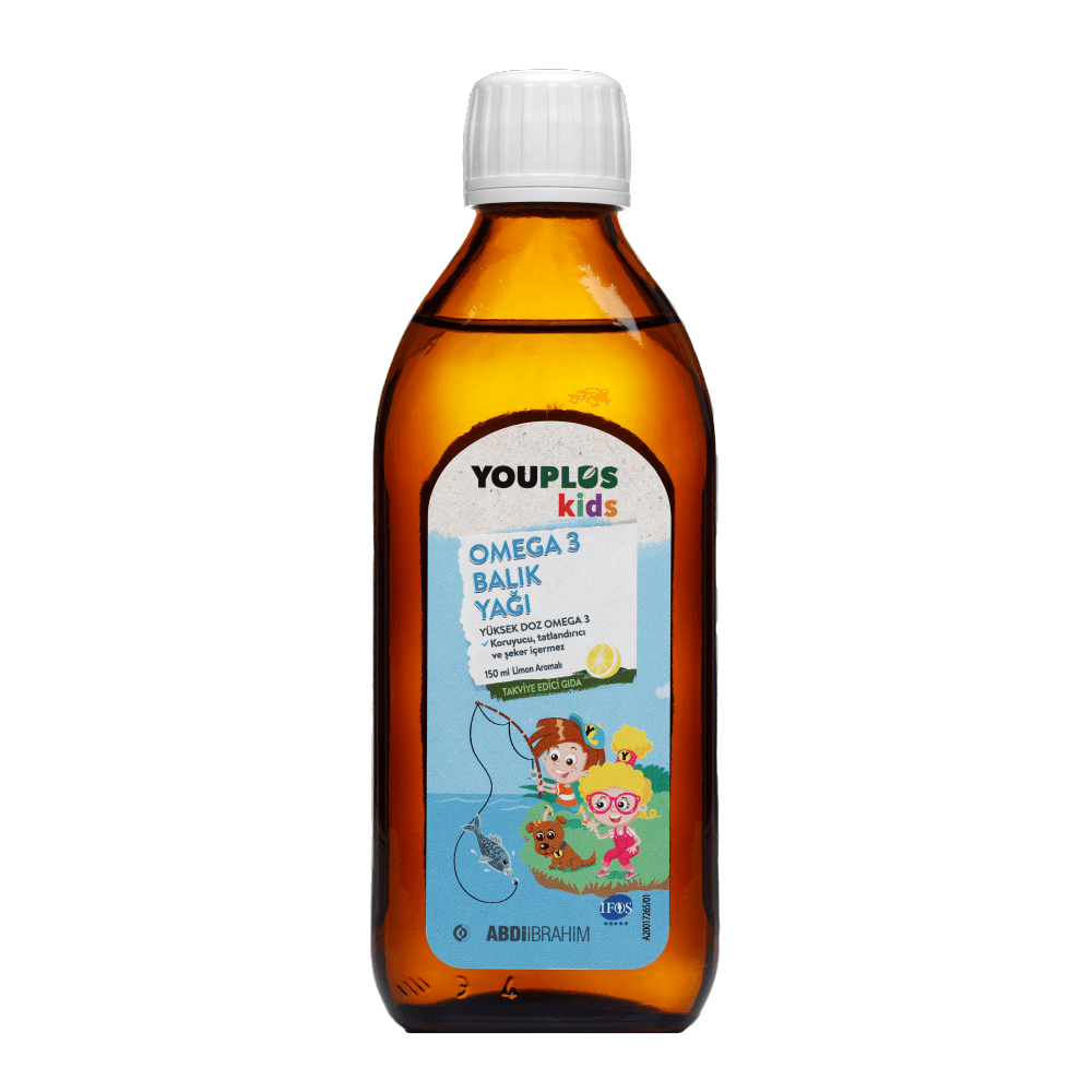 Youplus Kids Omega 3 150 ML Balık Yağı