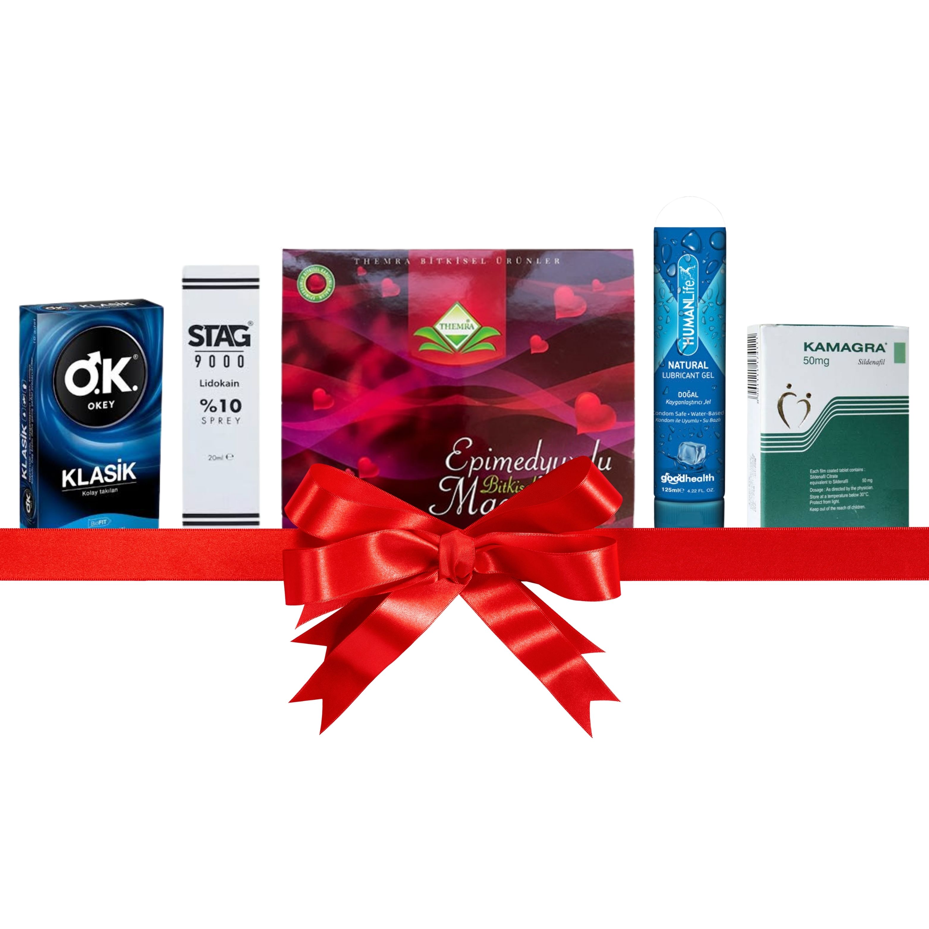 CİNSEL SAĞLIK AVANTAJLI MEGA PAKET (Okey Klasik, Kamagra7, Stag, Themra, Humanlife)