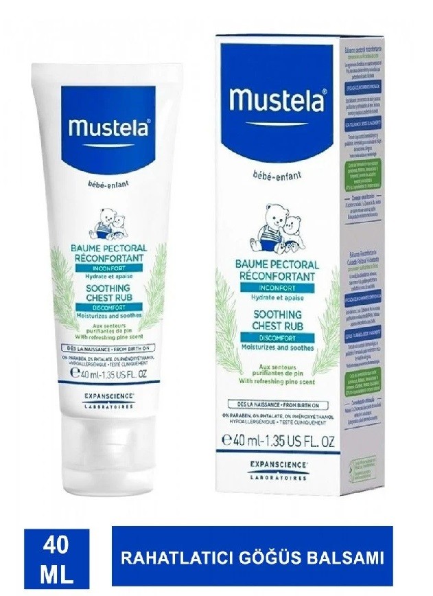 Mustela Soothing Comfort Chest Rub Rahatlatıcı Göğüs Balsamı 40 ml