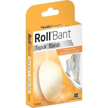 Roll Bant Topuk Bandı 4'lü(Estetik yapıya sahip topuk bandı)