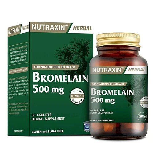 Nutraxin Bromelain 500mg 60 Tablet