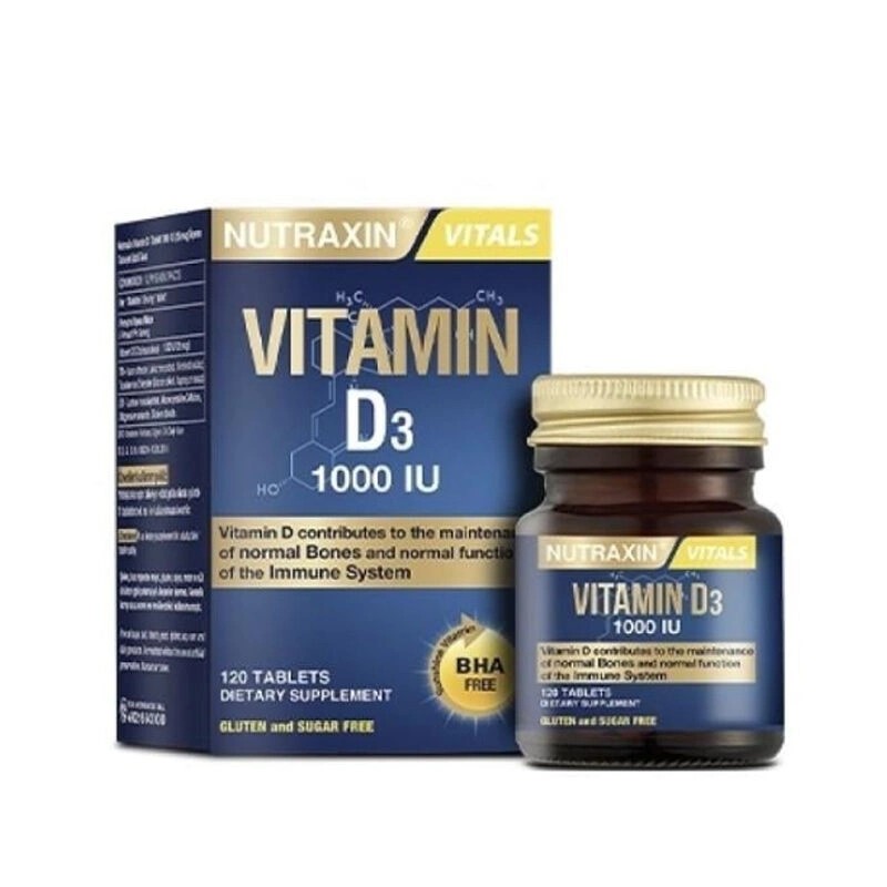 Nutraxin Vitamin D3 120 Tablet