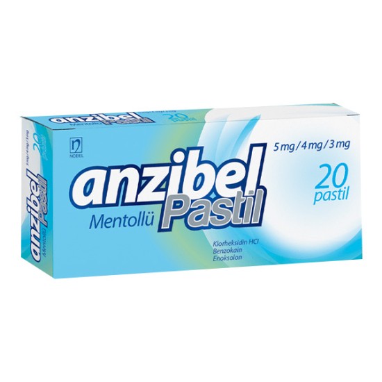 Anzibel Mentollü 20 Pastil