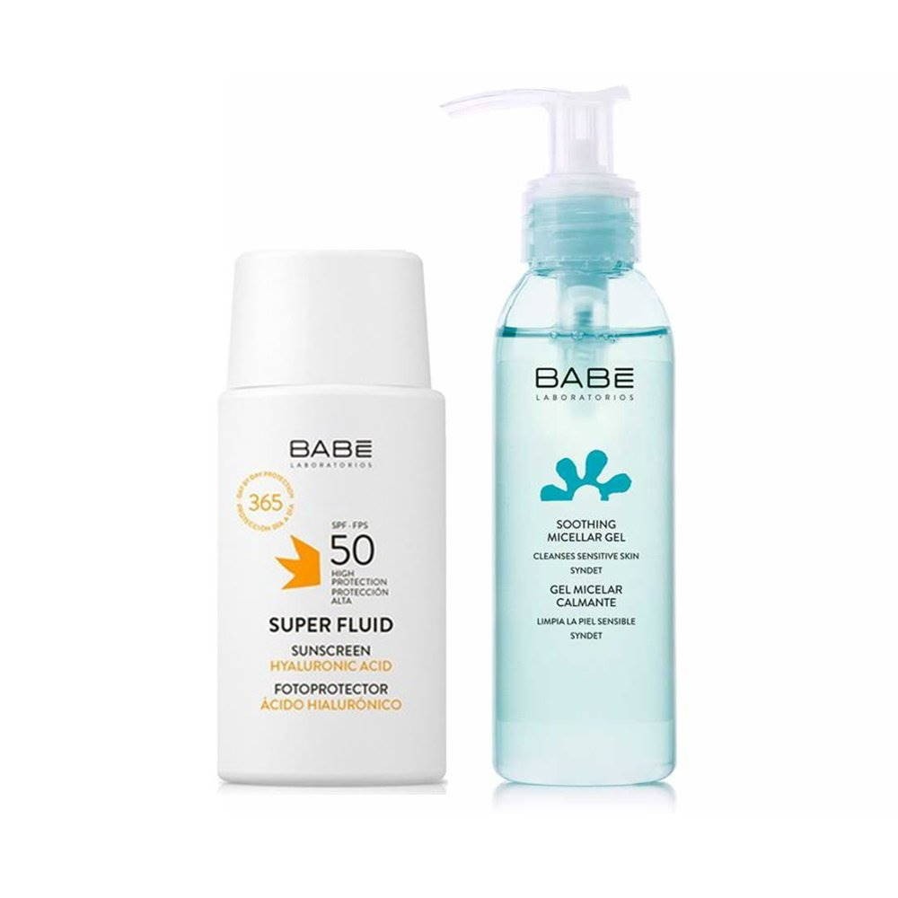 Babe Super Fluid Güneş Koruyucu SPF50 50 ml + Micellar Gel 90 ml Hediyeli