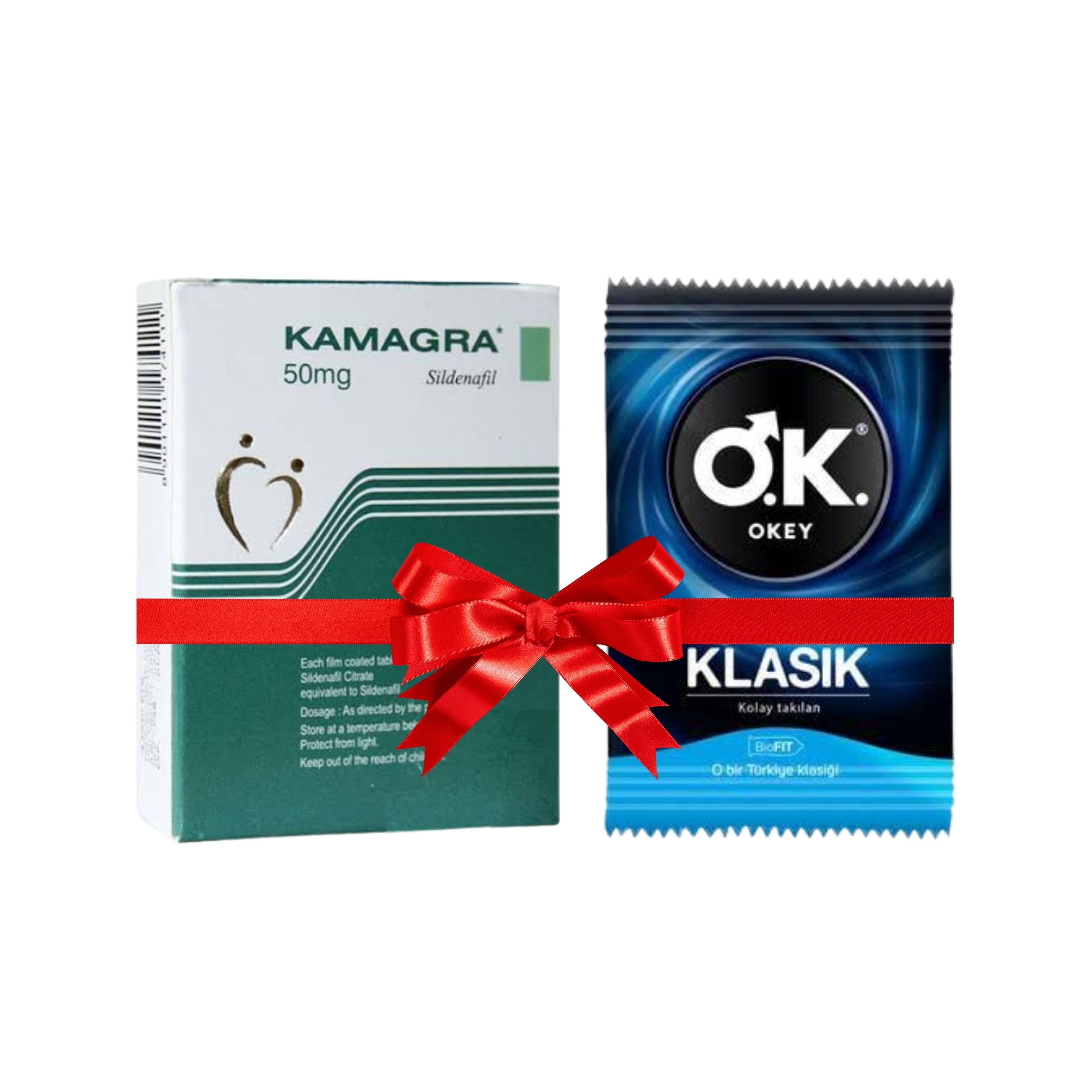 KamagraJel: 100mg 7 Oral Jelly + OKEY Klasik Prezervatif 3'lü