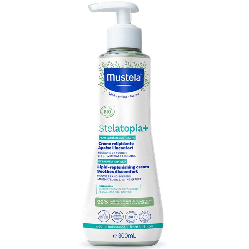 Mustela 300 ml Stelatopia+ Lipit Yenileyici Krem