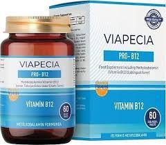 Viapecia Pro B12 Vitamin B12 Metilkobalamin 60 Tablet