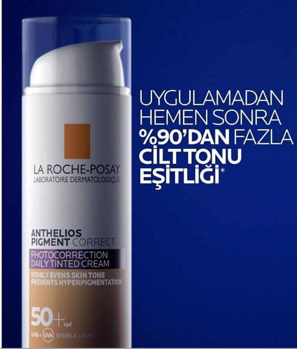 La Roche Posay Anthelios Pigment Correct Güneş Koruyucu SPF50+ 50 ml - Light