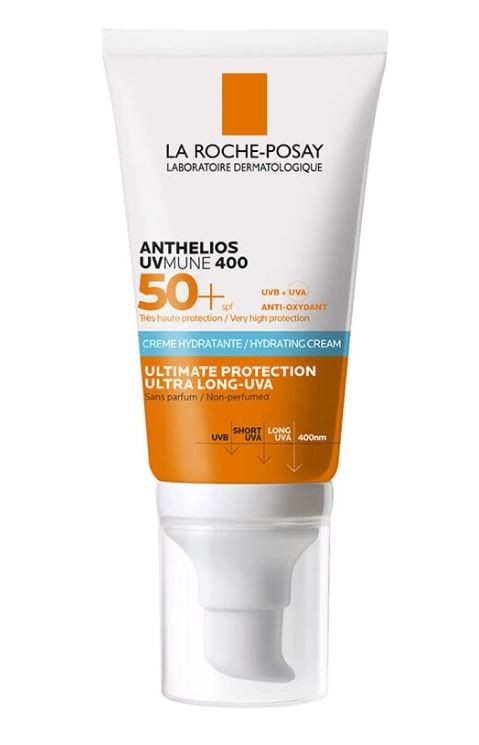 La Roche Posay Anthelios Uvmune Hydrating Ultra Creme SPF50+ Hassas Ciltler İçin Yüksek Korumalı Yüz Güneş Kremi 50 ml