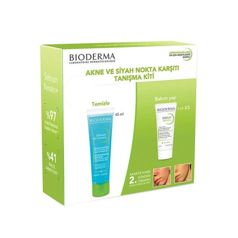 Bioderma Sebium Düzensiz Ciltler ve Siyah Nokta Karşıtı Tanışma Kit