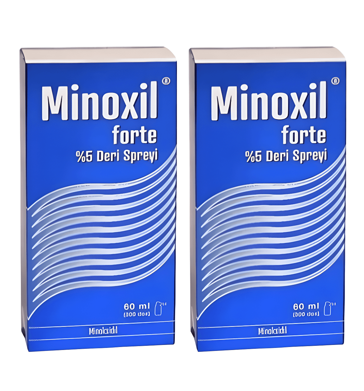 Minoxil Forte %5 Deri Spreyi, Çözelti 60 ml 2 kutu KARGO BEDAVA