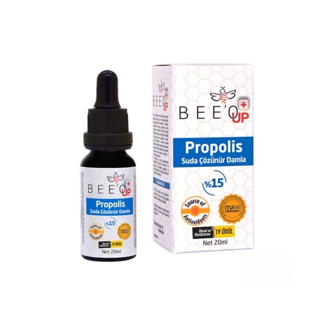 Bee'o Up Propolis %15 Suda Çözünür Damla 20 ML (4-10 yaş arası uygundur)