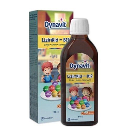 Dynavit Lizinkid Vitamin B12 150 ml Şurup