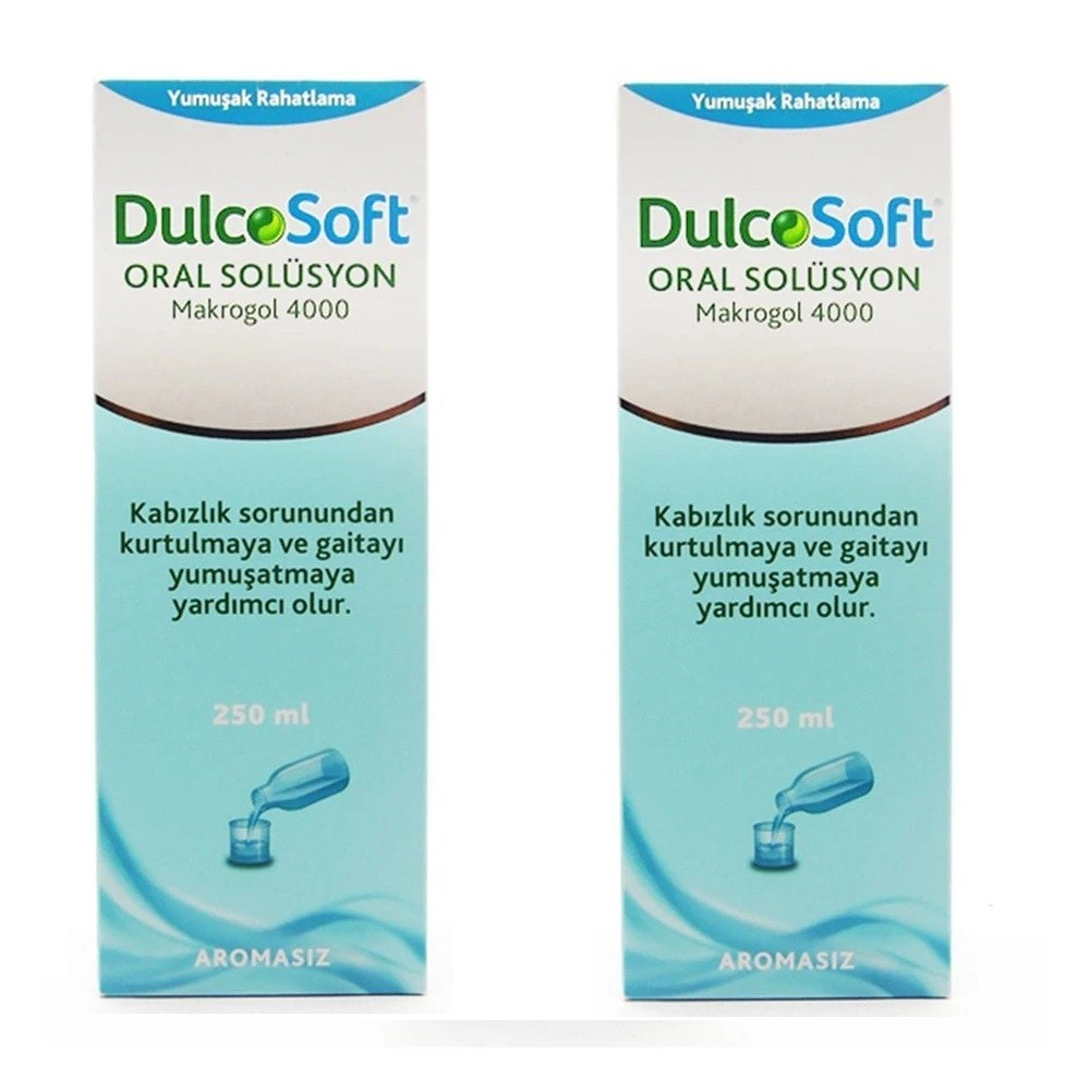 DULCOSOFT Dulcosoft Oral Solüsyon 250 ml Aromasız 2 kutu