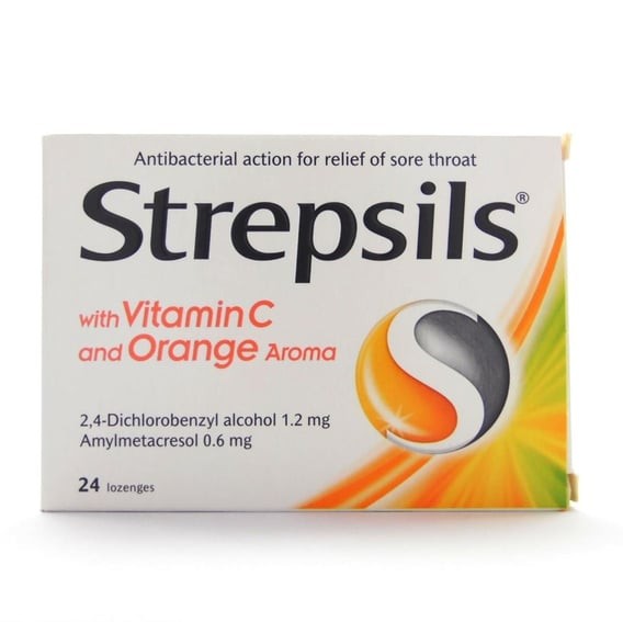 Strepsils Pastil Portakallı C Vitaminli