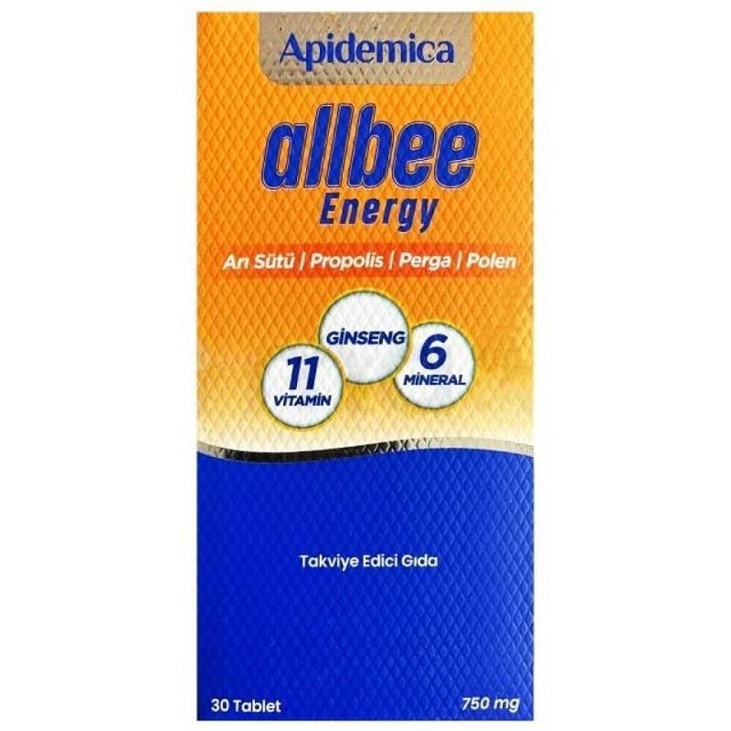 Apidemica Allbee Energy 30 Tablet SKT 31/12/24