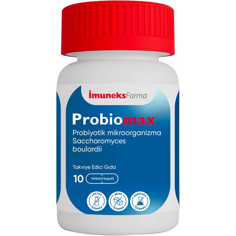 Imuneks Farma Probiomax Probiyotik İçeren Takviye Edici Gıda 10 Kapsül