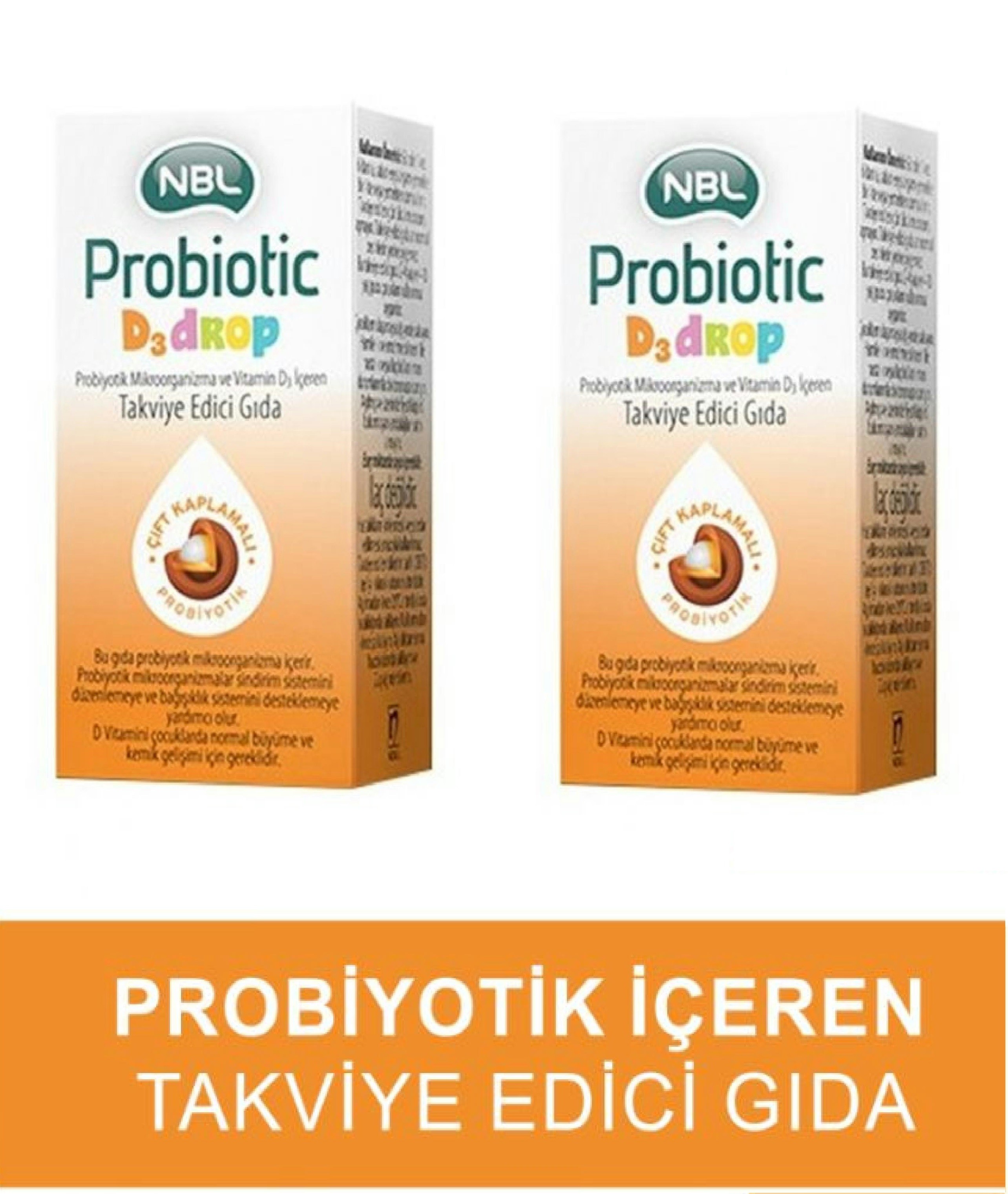 NBL Probiotic D3 Drop 7.5ml Avantajlı Paket 2 Kutu