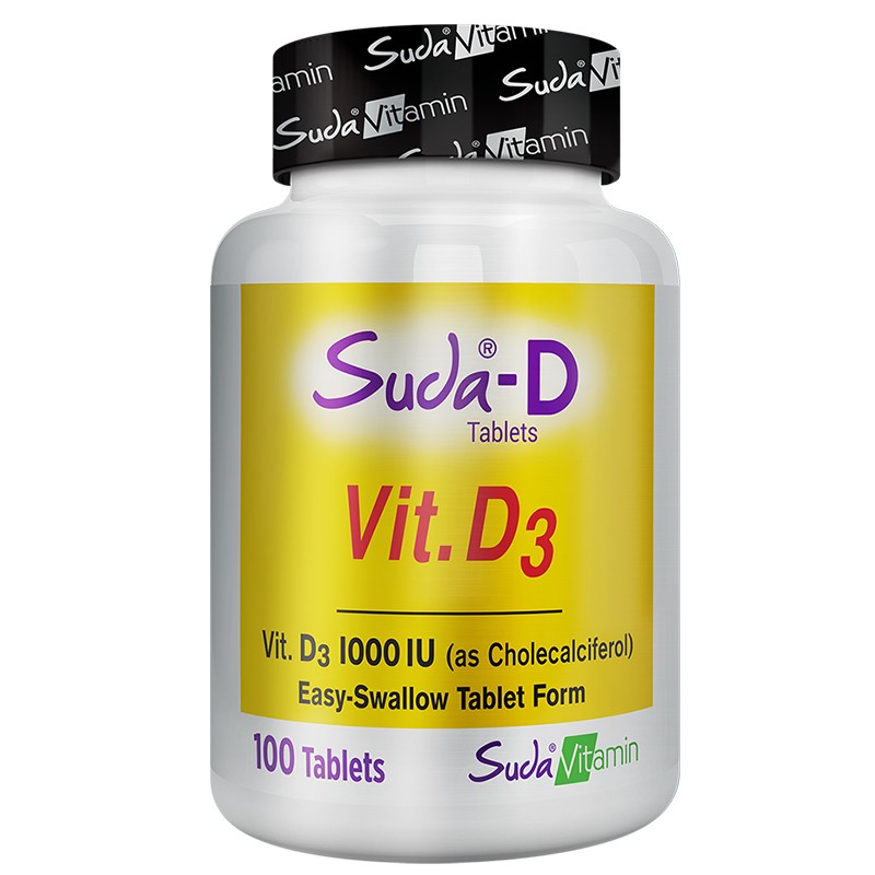 Suda Vitamin Suda-D Vit. D3 İçeren Takviye Edici Gıda 100 Tablet