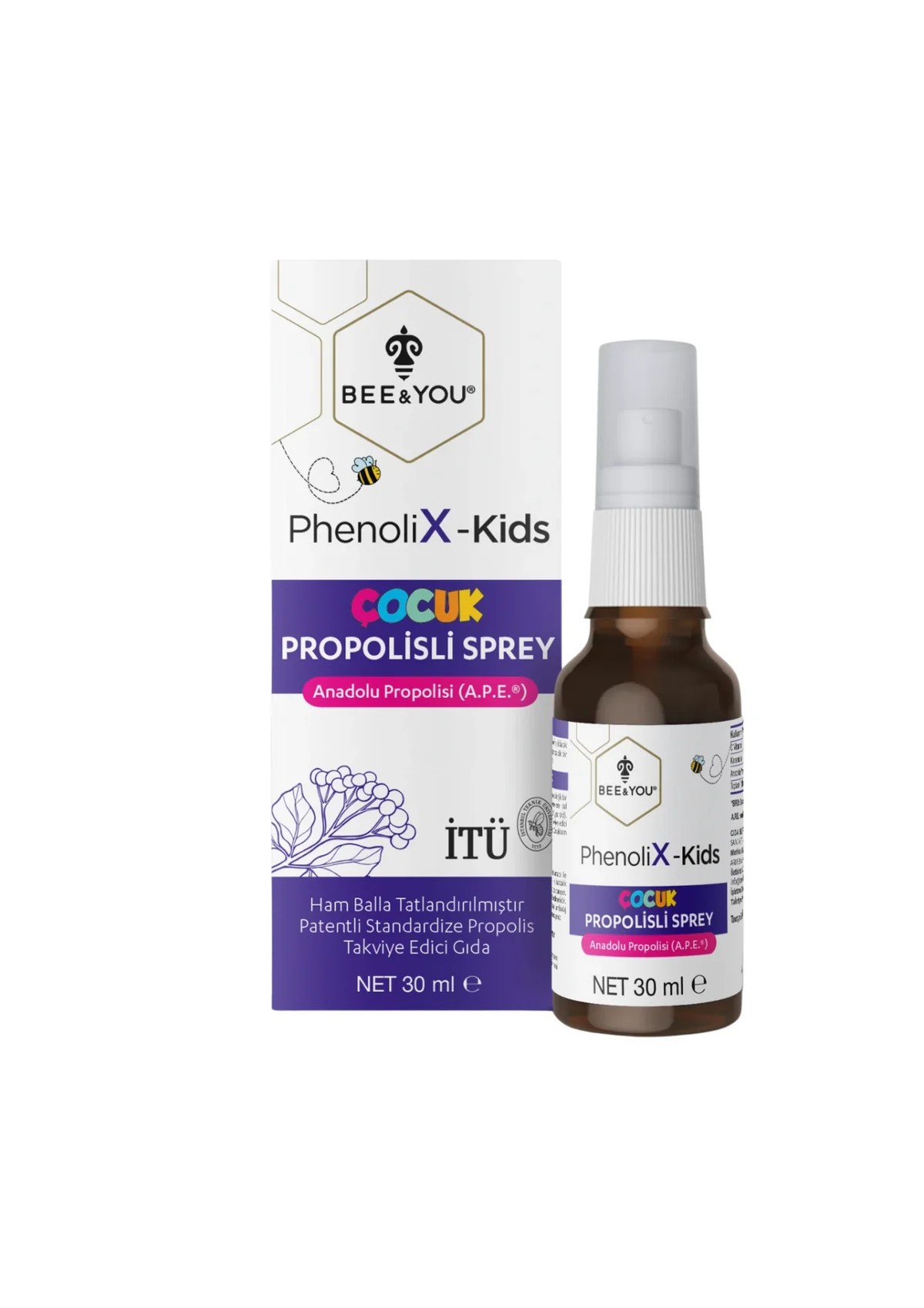 Bee & You Phenolix Kids Propolis Boğaz Spreyi 30 ml