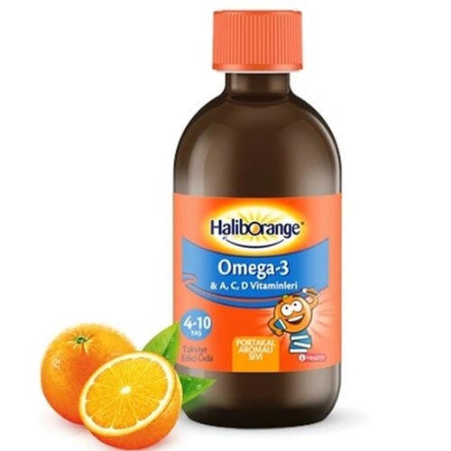 Haliborange Omega 3 (Balık Yağı) ve A,C,D Vitamin Şurup 300 ml (İngiltere'nin 1 numaralı Vitamin Markası) 4-10 arası uygundur.