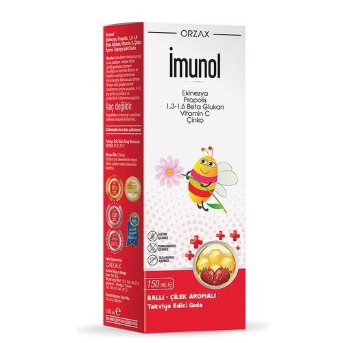 Orzax Imunol Sıvı Form 150 ML SKT 30/01/25