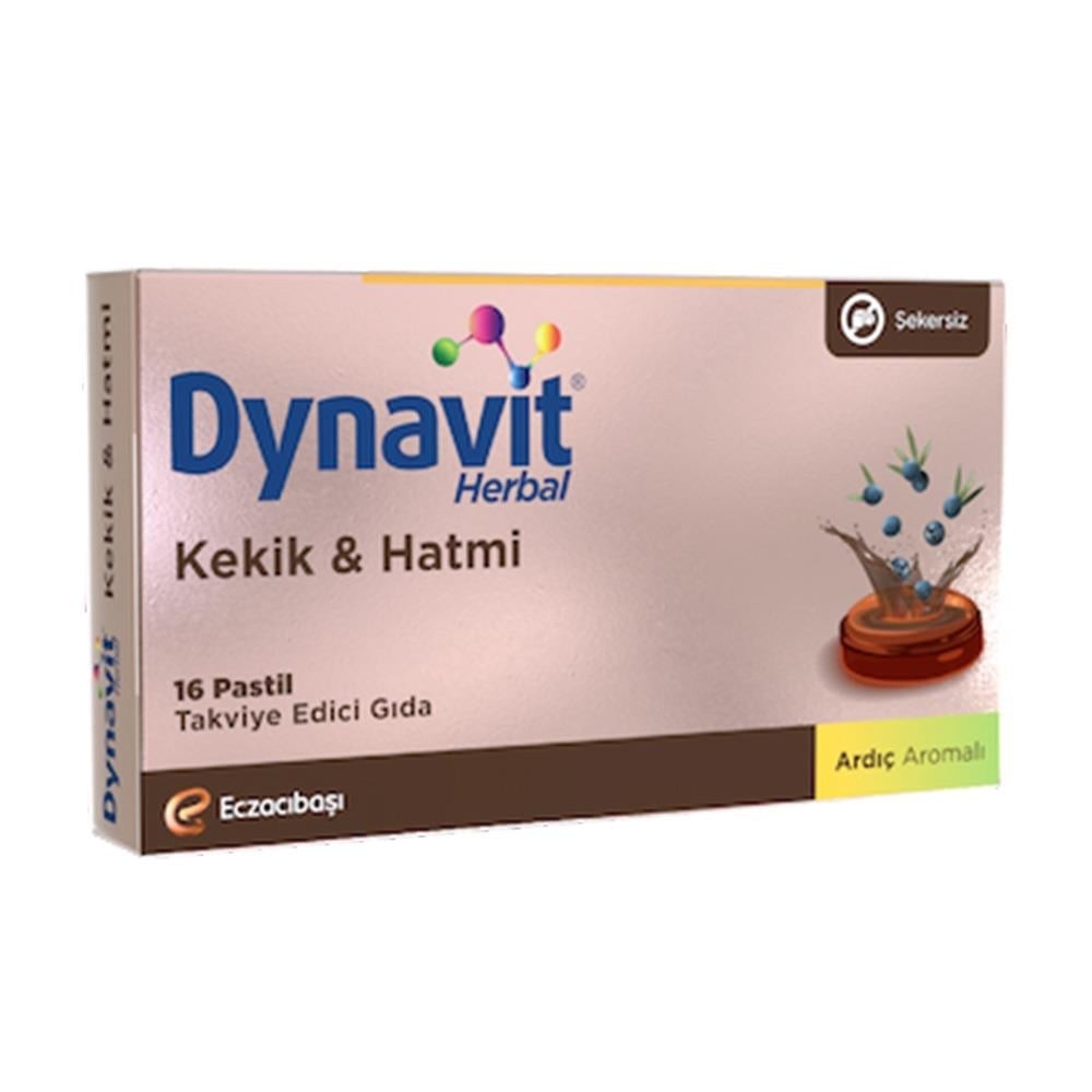 Eczacıbaşı Dynavit Herbal Kekik ve Hatmi İçeren 16 Adet Pastil