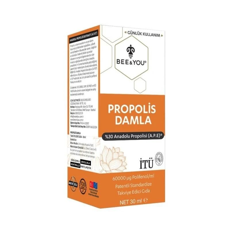 BEE & YOU %30 Propolis Damla 30ml