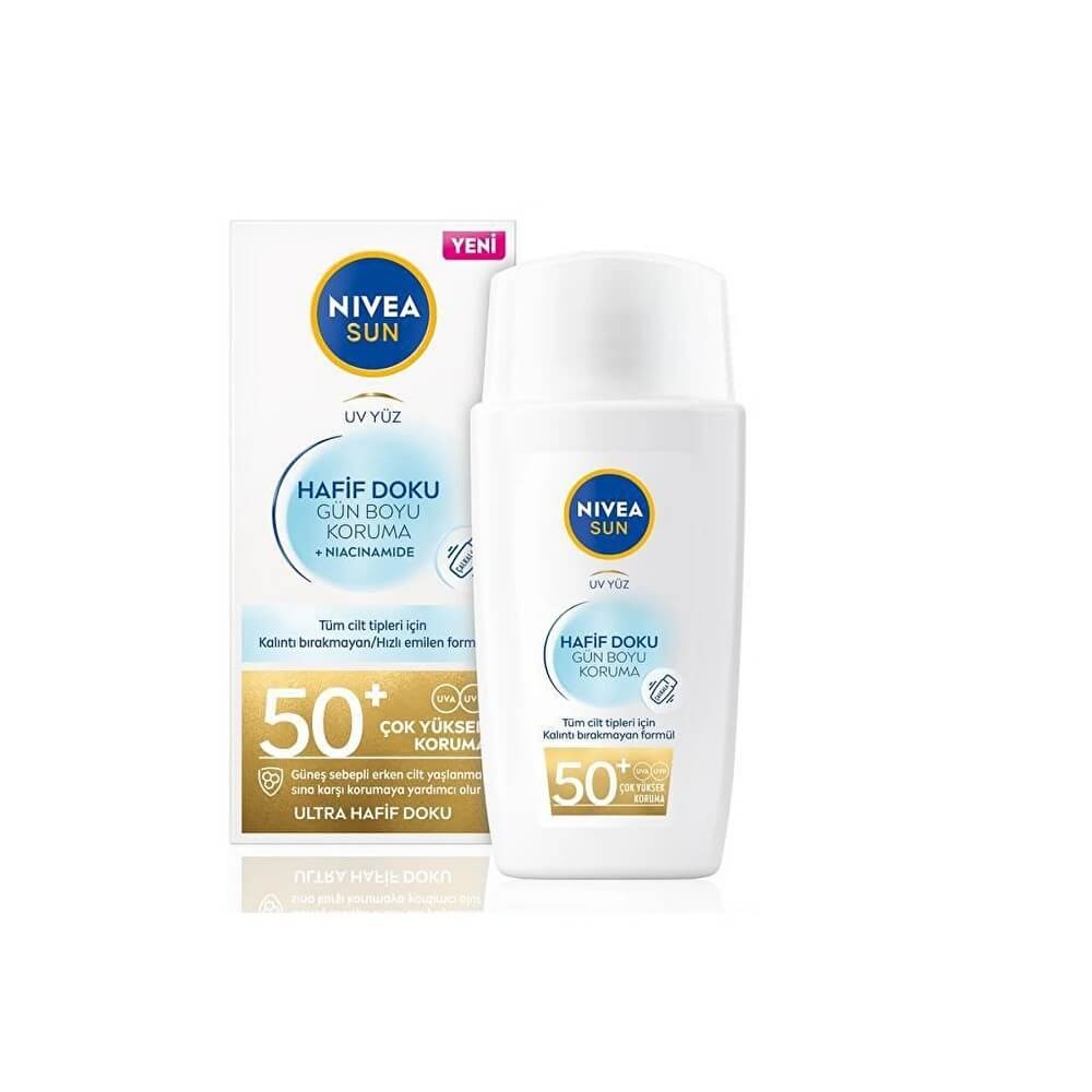 Nivea Sun Hafif Dokulu Güneş Koruyucu Yüz Kremi 40 ml