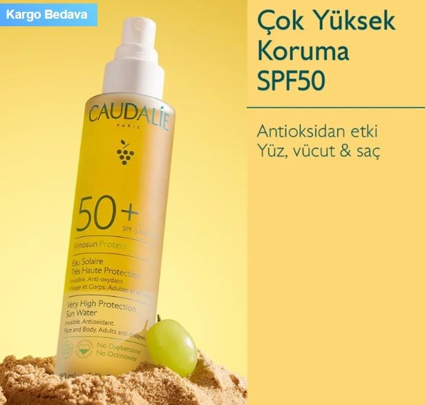 Caudalie Vinosun Protect Spf 50 Güneş Suyu 150 ml