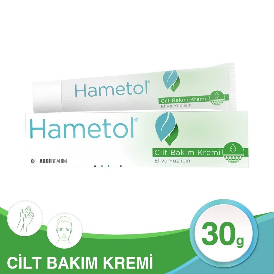 Hametol Cilt Bakım Kremi, 30 GR - Abdi İbrahim SKT 31/08/25